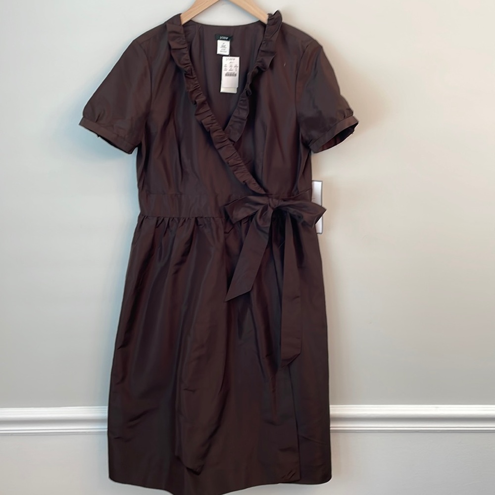 JCrew Taffeta Wrap Dress